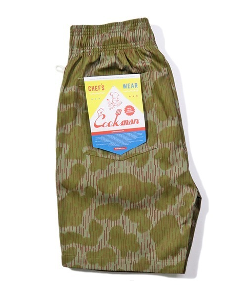 COOKMAN（クックマン）の「cookman クックマン シェフ ショートパンツ ハーフパンツ イージーパンツ フロントポケット Front pocket Camo Green（その他パンツ・メンズ・グリーン・MEDIUM/LARGE）」の9枚目の写真