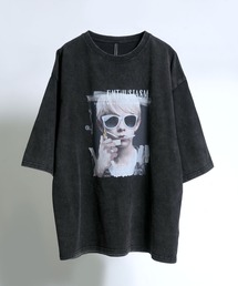 Starting Over（スターティングオーバー）の「Chemical hard wash printed t-shirt ケミカル ハードウォッシュ プリントTシャツ ピグメントTシャツ（Tシャツ/カットソー）」