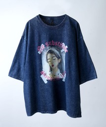 Starting Over(X^[eBOI[o[)Chemical hard wash printed t-shirt/P~J n[hEHbV vgTVc sOgTVc(TVc/Jbg\[)