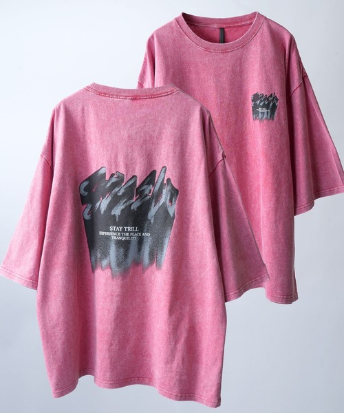 Starting Over（スターティングオーバー）の「【ユニセックス/古着風】Chemical hard wash printed t-shirt/ケミカルハードウォッシュ ビンテージライク プリントTシャツ / ピグメントT / オーバーサイズ（Tシャツ/カットソー・メンズ・ネイビー/ブルー系その他/ブラック系その他4/レッド系その他/ブラック/ブラック系その他2/ワイン/ブルー系その他2/ブラック系その他/ブラック系その他3/ブラック系その他5/レッド系その他2/ブラック系その他6/ブラック系その他7/ブラック系/ブルー系その他3/ブルー系その他4/ブルー系その他5/ブルー系その他6/ブラック系1・M/L/XL/S）」の19枚目の写真
