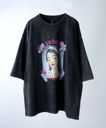 Starting Over（スターティングオーバー）の「Chemical hard wash printed t-shirt ケミカル ハードウォッシュ プリントTシャツ ピグメントTシャツ（Tシャツ/カットソー）」