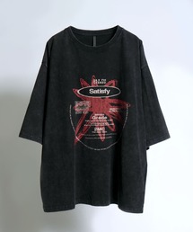 Starting Over（スターティングオーバー）の「【ユニセックス/古着風】Chemical hard wash printed t-shirt/ケミカルハードウォッシュ ビンテージライク プリントTシャツ / ピグメントT / オーバーサイズ（Tシャツ/カットソー）」