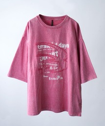 Starting Over（スターティングオーバー）の「Chemical hard wash printed t-shirt ケミカル ハードウォッシュ プリントTシャツ ピグメントTシャツ（Tシャツ/カットソー）」