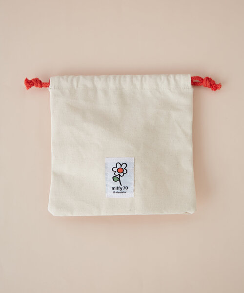 BIRTHDAY BAR（バースデイバー）の「【MIFFY　ミッフィー】 70th NIJNTJE マスコット巾着（ポーチ・レディース・レッド・0）」の4枚目の写真