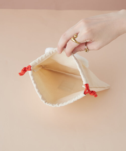 BIRTHDAY BAR（バースデイバー）の「【MIFFY　ミッフィー】 70th NIJNTJE マスコット巾着（ポーチ・レディース・レッド・0）」の5枚目の写真