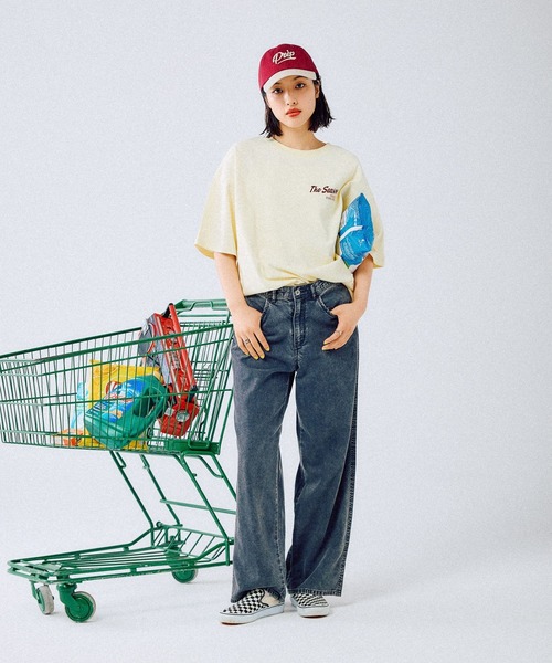 LEPSIM（レプシィム）の「BIGプリントチュニック　490451（Tシャツ/カットソー・レディース・イエロー/ライトグレー/チャコールグレー/オフホワイト/ホワイト系その他/ブラック・FREE）」の13枚目の写真