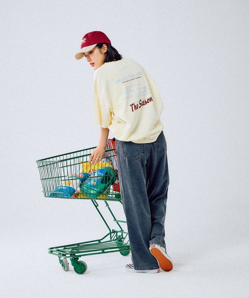 LEPSIM（レプシィム）の「BIGプリントチュニック　490451（Tシャツ/カットソー・レディース・イエロー/ライトグレー/チャコールグレー/オフホワイト/ホワイト系その他/ブラック・FREE）」の10枚目の写真