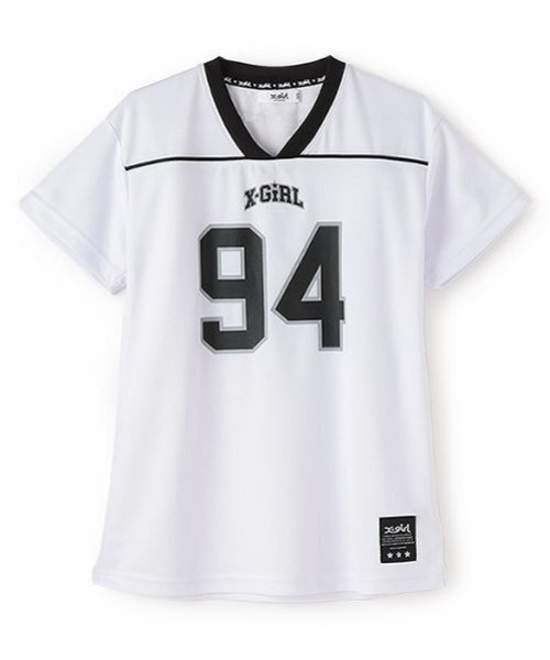 X-girl Stages（エックスガールステージス）の「【TBSドラマ フェイクマミー 着用アイテム】パイピング切替ナンバリング半袖ワンピース（ワンピース・キッズ・ラベンダー/オフホワイト・140cm/130cm/110cm/100cm/120cm）」の11枚目の写真