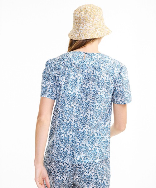 AIGLE(エーグル)の「リバティプリントブラウス(シャツ/ブラウス・レディース・ブルー/ベージュ・40/36/38)」の22枚目の写真