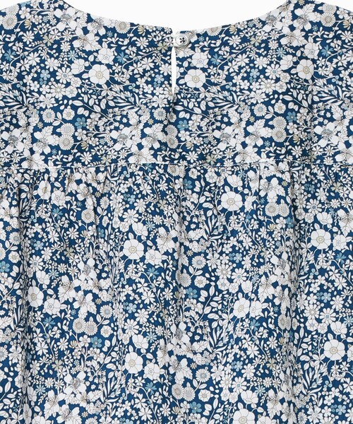 AIGLE(エーグル)の「リバティプリントブラウス(シャツ/ブラウス・レディース・ブルー/ベージュ・40/36/38)」の12枚目の写真