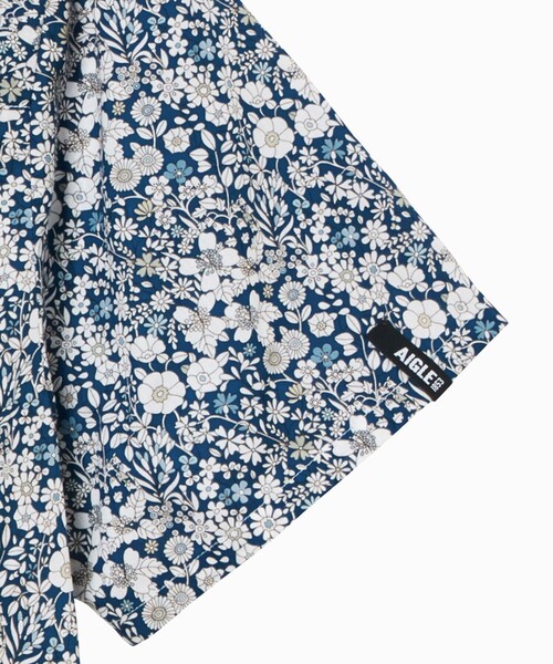 AIGLE(エーグル)の「リバティプリントブラウス(シャツ/ブラウス・レディース・ブルー/ベージュ・40/36/38)」の13枚目の写真