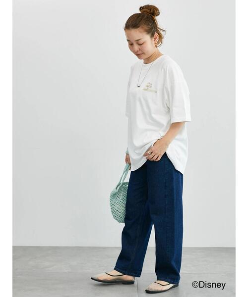 Lugnoncure(ルノンキュール)の「【Disney】ふしぎの国のアリス/プリントTシャツ1(Tシャツ/カットソー・レディース・オフホワイト/チャコールグレー・F)」の4枚目の写真