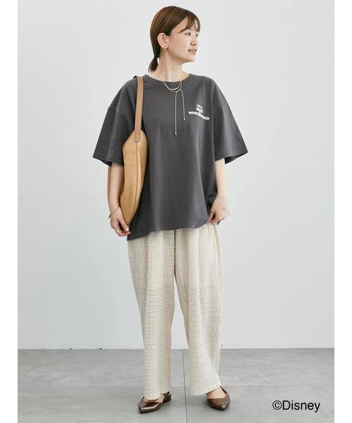 Lugnoncure(ルノンキュール)の「【Disney】ふしぎの国のアリス/プリントTシャツ1(Tシャツ/カットソー・レディース・オフホワイト/チャコールグレー・F)」の9枚目の写真