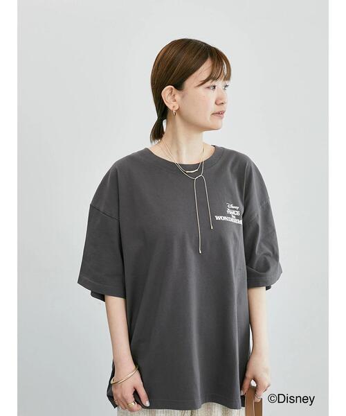 Lugnoncure(ルノンキュール)の「【Disney】ふしぎの国のアリス/プリントTシャツ1(Tシャツ/カットソー・レディース・オフホワイト/チャコールグレー・F)」の11枚目の写真