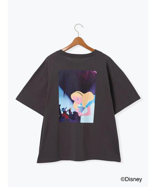 Lugnoncure(ルノンキュール)の「【Disney】ふしぎの国のアリス/プリントTシャツ1(Tシャツ/カットソー・レディース・オフホワイト/チャコールグレー・F)」の15枚目の写真