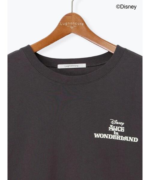 Lugnoncure(ルノンキュール)の「【Disney】ふしぎの国のアリス/プリントTシャツ1(Tシャツ/カットソー・レディース・オフホワイト/チャコールグレー・F)」の16枚目の写真