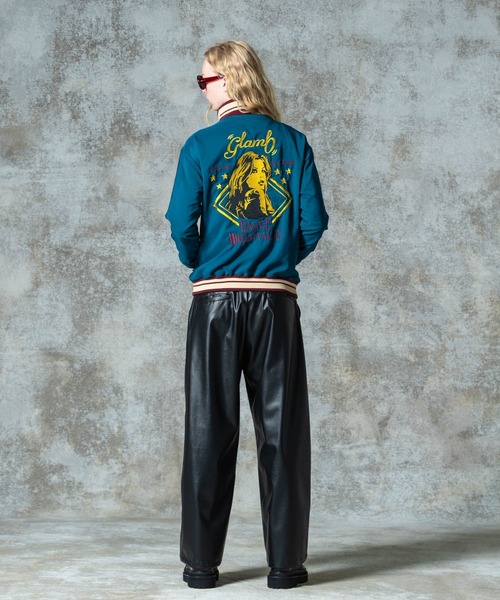 glamb（グラム）の「Synth Leather Baggy Slacks / シンセレザーバギースラックス（スラックス・メンズ・ブラック/ブラック系その他・S/M/L）」の7枚目の写真