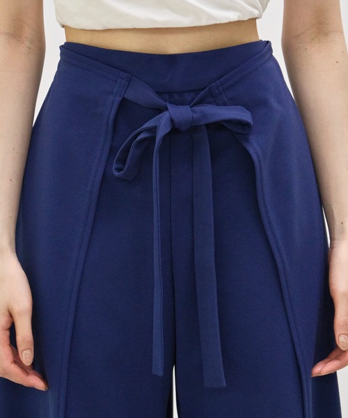 COGTHEBIGSMOKE/コグザビッグスモーク】LUELLA WIDE-LEG WRAP TROUSERS