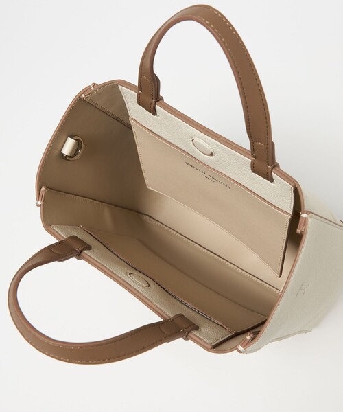 UNITED ARROWS（ユナイテッドアローズ）の「ミニ コンビ トートバッグ（トートバッグ・レディース・オフホワイト/ブラック・FREE）」の14枚目の写真