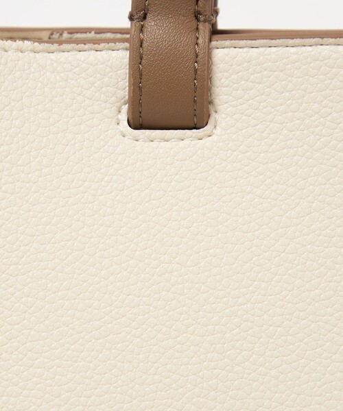 UNITED ARROWS（ユナイテッドアローズ）の「ミニ コンビ トートバッグ（トートバッグ・レディース・オフホワイト/ブラック・FREE）」の9枚目の写真