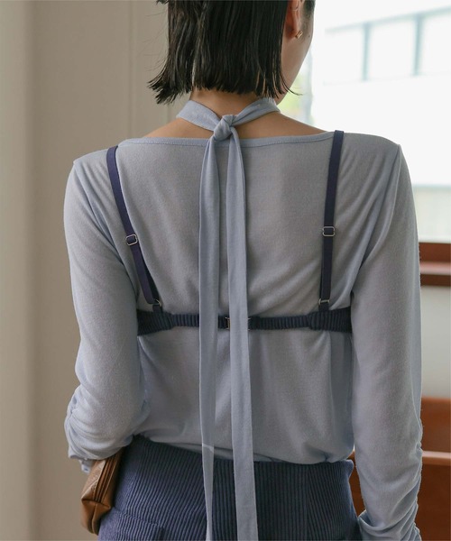 miette(ミエット)の「コーデュロイビスチェセットアップ(セットアップ・レディース・ネイビー/ブラウン・M/S)」の13枚目の写真