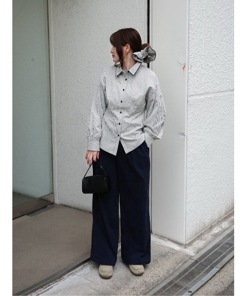 miette(ミエット)の「コーデュロイビスチェセットアップ(セットアップ・レディース・ネイビー/ブラウン・M/S)」の20枚目の写真