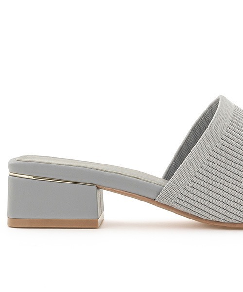 A de Vivre(アドゥヴィーヴル)の「サステナブル リサイクルニット ミュール(サンダル・レディース・ライトベージュ/ブラック/ブルー・LL/M/L/S)」の15枚目の写真