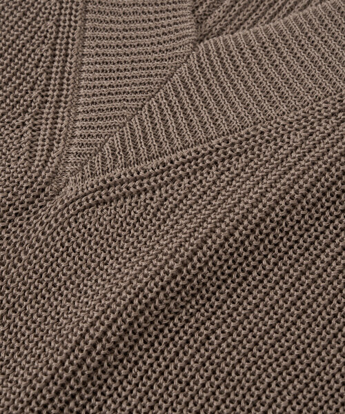 RIVE DROITE(リヴドロワ)の「【ウォッシャブル】ギマコットンニットベスト(ニット/セーター・レディース・チャコールグレー/モカ・FREE)」の3枚目の写真