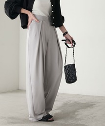 BONLECILL（ボンルシール）の「【マシンウォッシャブル   イージーケア   全方向ストレッチ】キレイージータックパンツ/ポンチスラックス（スラックス）」