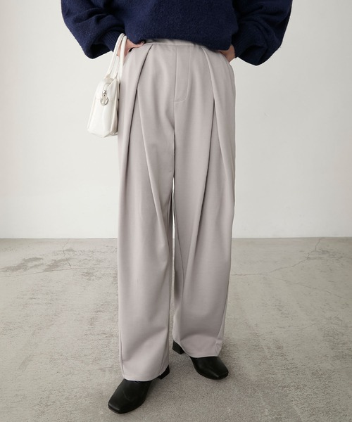 【新品】アタッチメント　タックパンツ BABYLONE｜トリクシオンタックパンツ | Rakuten Fashion(楽天