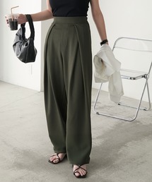 BONLECILL（ボンルシール）の「【マシンウォッシャブル   イージーケア   全方向ストレッチ】キレイージータックパンツ/ポンチスラックス（スラックス）」