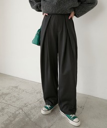 BONLECILL（ボンルシール）の「【マシンウォッシャブル / イージーケア / 全方向ストレッチ】キレイージータックパンツ／ポンチスラックス（スラックス）」