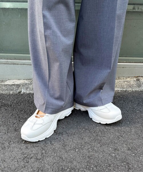 fredy emue（フレディエミュ）の「ベルクロメッシュスニーカー（スニーカー・レディース・ブラック/オフホワイト・M/S/L）」の22枚目の写真