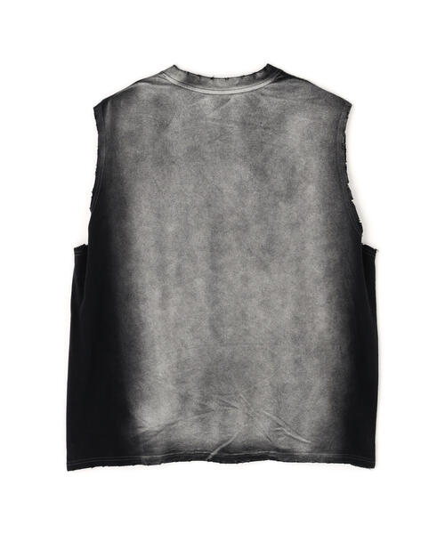 人気【DankeSchon/ダンケシェーン】PIGMENT SPRAY ノースリーブ LHP｜DankeSchon/ダンケシェーン/PIGMENT SPRAY NS WORD