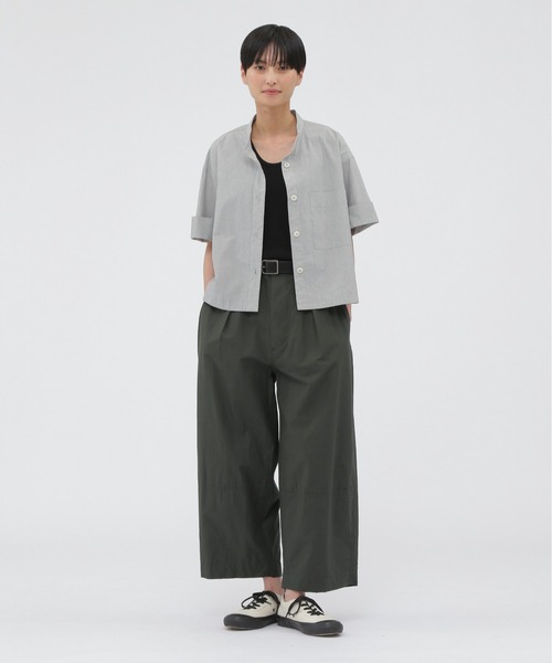 MHL.（エムエイチエル）の「LIGHTWEIGHT COTTON NYLON TWILL