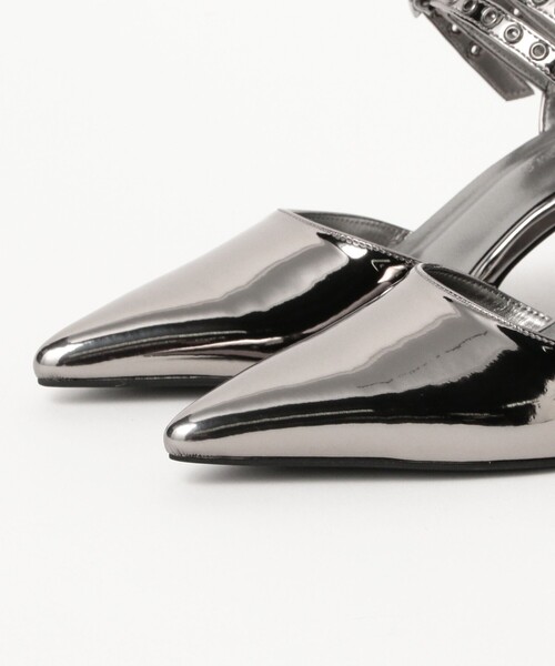 Ray BEAMS（レイビームス）の「ダブル ベルト ヒール パンプス（パンプス・レディース・ブラック/ブラック系その他4・23.0cm/23.5cm/24.0cm/24.5cm/25.0cm）」の4枚目の写真