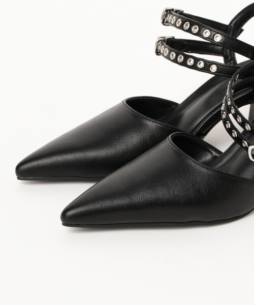 Ray BEAMS（レイビームス）の「ダブル ベルト ヒール パンプス（パンプス・レディース・ブラック/ブラック系その他4・23.0cm/23.5cm/24.0cm/24.5cm/25.0cm）」の9枚目の写真