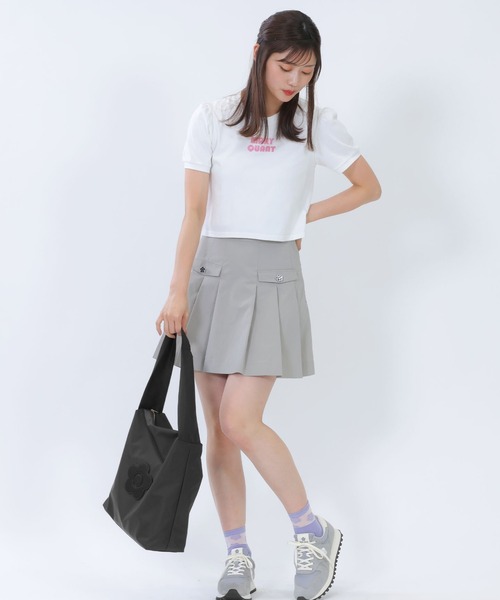 すぐ届く MARY QUANT* パフィーリボンデイジーパッチ トート パフィーリボンデイジーパッチ トート（トートバッグ）｜MARY