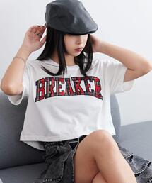 WEGO/ロゴパッチショートT