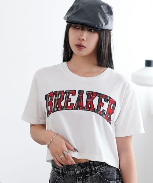 WEGO(ウィゴー)の「WEGO/ロゴパッチショートT(Tシャツ/カットソー・レディース・ブラック/ホワイト・FREE)」の8枚目の写真