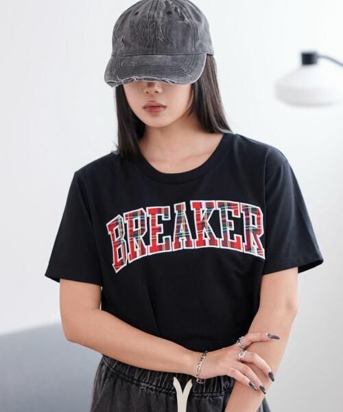 WEGO(ウィゴー)の「WEGO/ロゴパッチショートT(Tシャツ/カットソー・レディース・ブラック/ホワイト・FREE)」の15枚目の写真