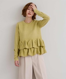 トップス　イエロー　新品 トップス（イエロー/黄色系・フリル）ファッション通販 - ZOZOTOWN