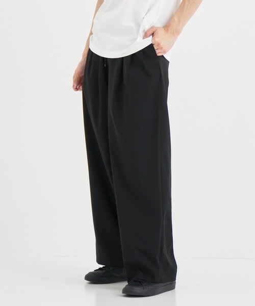 24SSマーカウェア TRIPLE PLEATED EASY TROUSERS marka/MARKAWARE】TRIPLE PLEATED EASY TROUSERS（その他パンツ