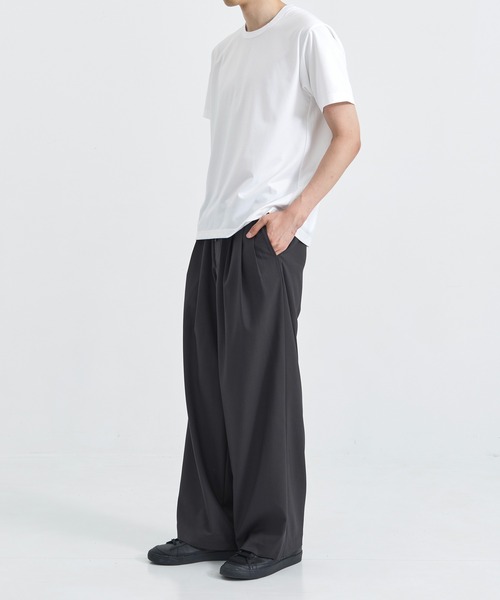 MARKAWARE/マーカウェア】TRIPLE PLEATED EASY TROUSERS