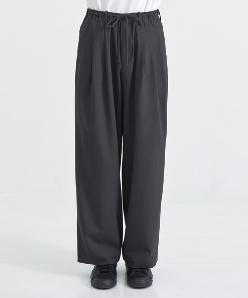MARKAWARE/マーカウェア】TRIPLE PLEATED EASY TROUSERS