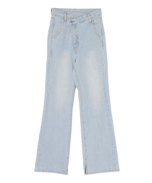 スリムフレアデニムパンツ（デニムパンツ）｜LAGUNAMOON（ラグナムーン