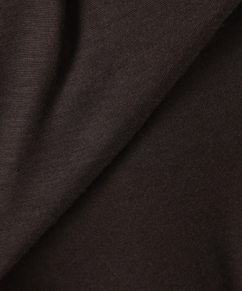 VERMEIL par iena（ヴェルメイユパーイエナ）の「wool 100 jersey tuck パンツ（その他パンツ・レディース・ブラック/ブラウン・FREE）」の18枚目の写真