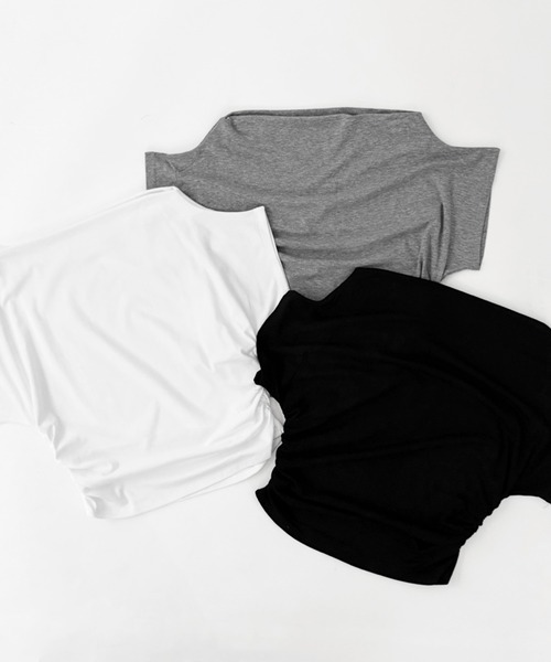y*n様 【美品】DeuxiemeClasseオンオフどちらも◎オシャレを楽しく セール】【on:nue】2wayオフショルサイドギャザートップス /2025