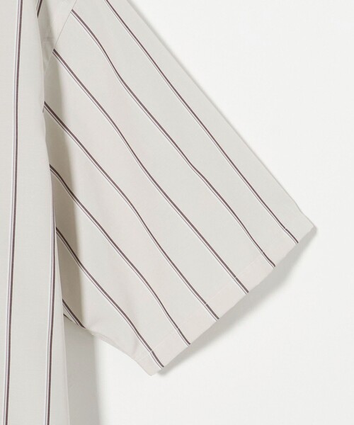 BEAUTY&YOUTH UNITED ARROWS（ビューティーアンドユースユナイテッドアローズ）の「ニュアンス ストライプ レギュラーカラー グランデシャツ（シャツ/ブラウス・メンズ・ベージュ/ダークブラウン・S/M/L/XL）」の14枚目の写真