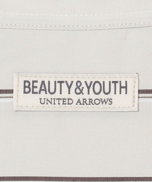 BEAUTY&YOUTH UNITED ARROWS（ビューティーアンドユースユナイテッドアローズ）の「ニュアンス ストライプ レギュラーカラー グランデシャツ（シャツ/ブラウス・メンズ・ベージュ/ダークブラウン・S/M/L/XL）」の20枚目の写真
